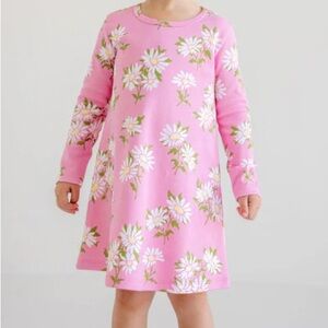 The Beaufort Bonnet Company Polly Play Dress Pink Daisy Print Dress